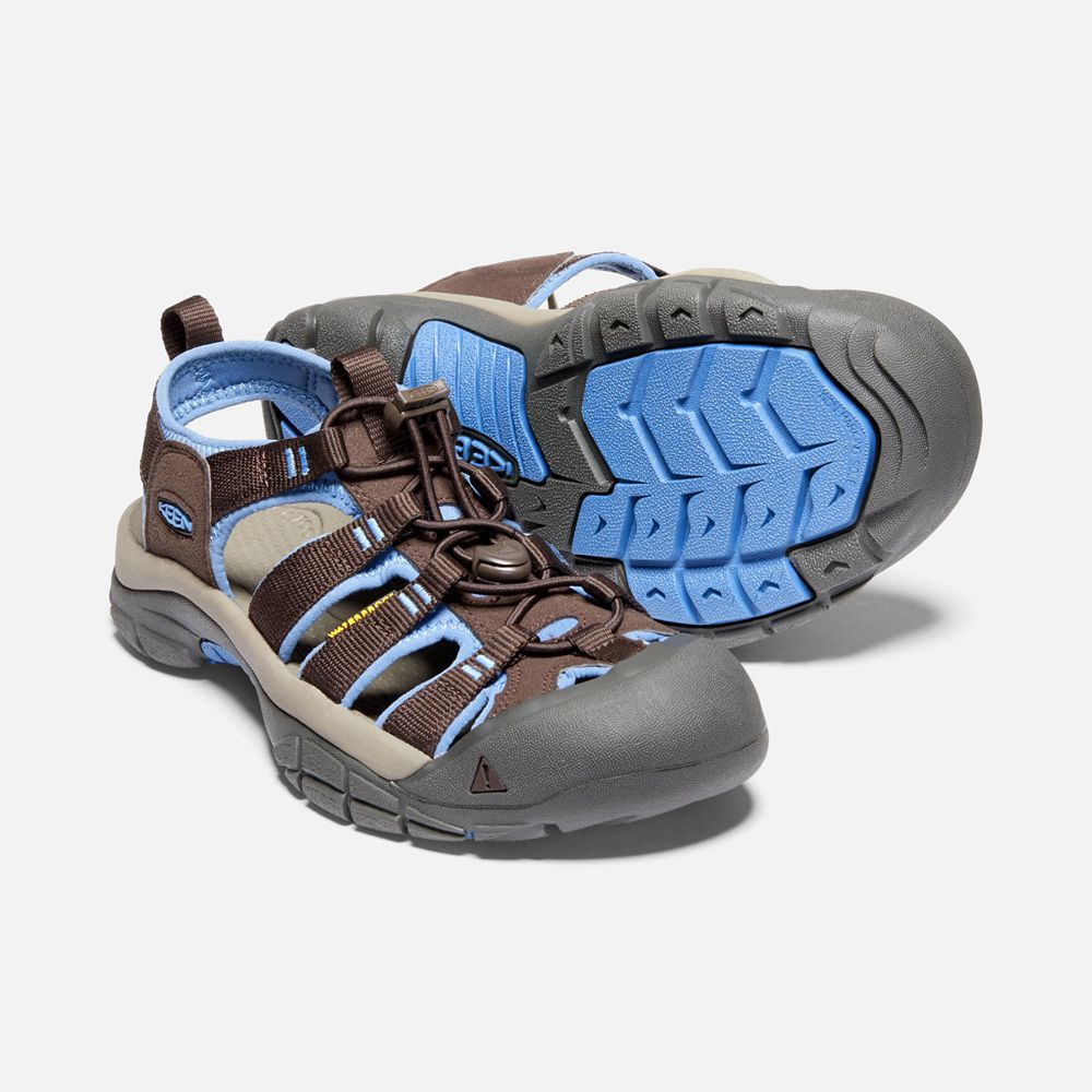 Keen Sandaal Dames Bruin/Blauw - Newport H2 - 30642-VAQC